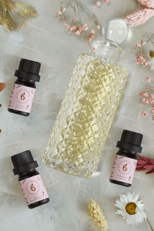 Body Oil and Breathe Calm Essential Oils Set