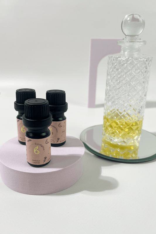 Body Oil and Breathe Calm Essential Oils Set