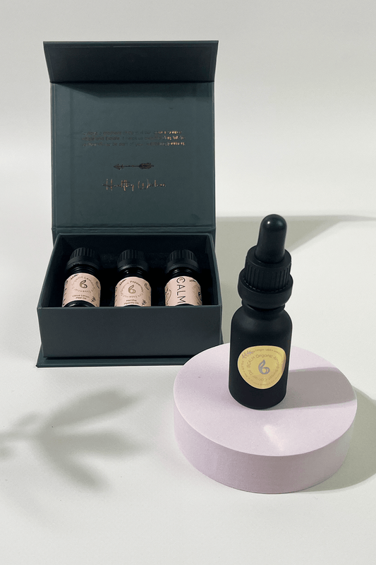 Facial Oil and Breathe Calm Essential Oil Set